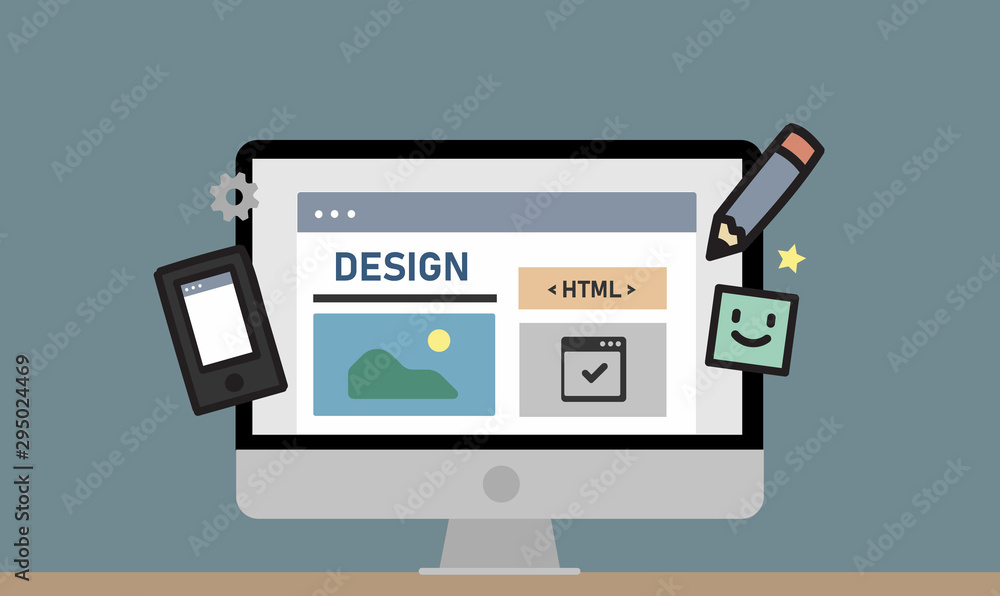 Wall mural website design management