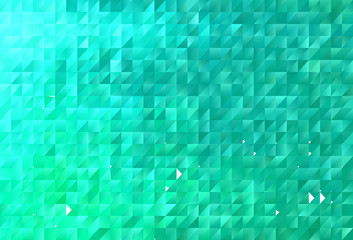 Light Green vector polygon abstract backdrop.