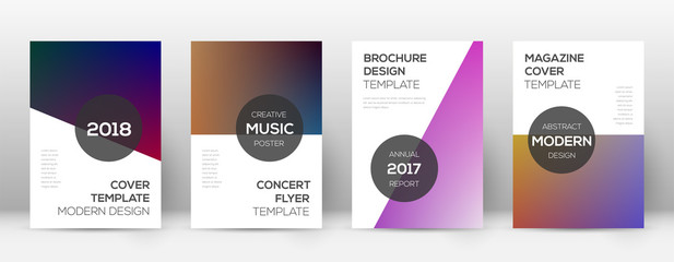 Flyer layout. Modern rare template for Brochure, A