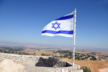israel flag waving דגל ישראל