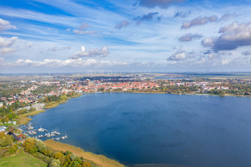 Fototapeta premium Prenzlau am Unteruckersee in der Uckermark
