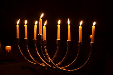 hanukkah candles menorah hanukiah