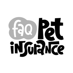 Pet Insurance Lettering