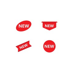 sign of new, banner vector concept illustration design 