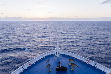 cruise ship in the sea © apsprudente
