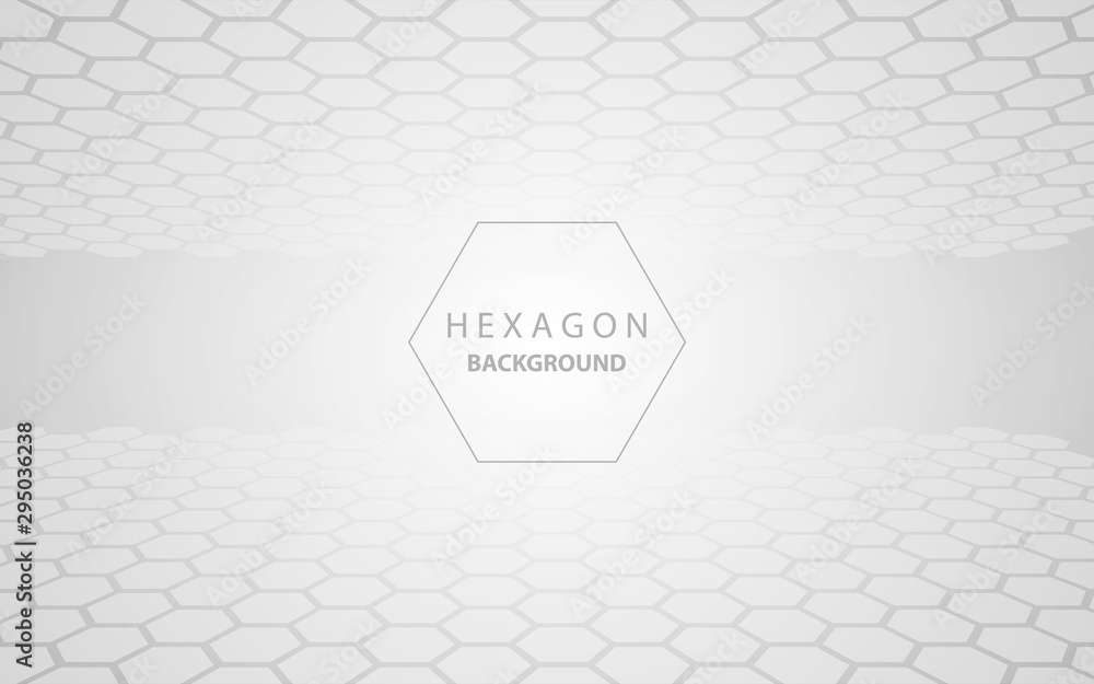 Aufkleber abstract hexagon texture shapes on white background. modern tech concept vector design template for 