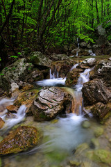 Rapids and waterfalls in Paklenica National Park, Croatia