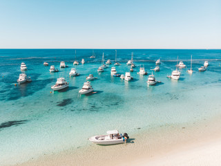Rottnest Island, Perth, Western Australia. Beautiful clear blue waters with unique landscape, shot...
