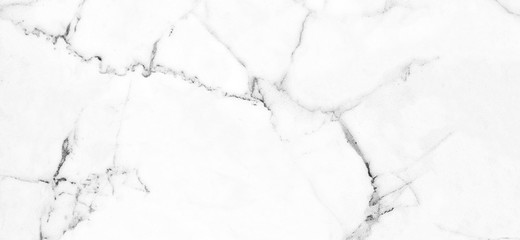 White Carrara Marble Texture Background With Curly Grey-Brown Colored Veins, It Can Be Used For Interior-Exterior Home Decoration and Ceramic Decorative Tile Surface, Wallpaper, Architectural Slab.