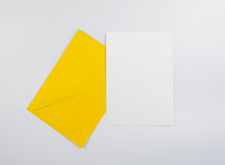 wedding invitation card design template, Mock up design for minimal cards with Eucalyptus leaves and beauty items.