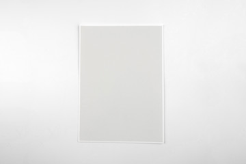 Blank wedding cards paper template