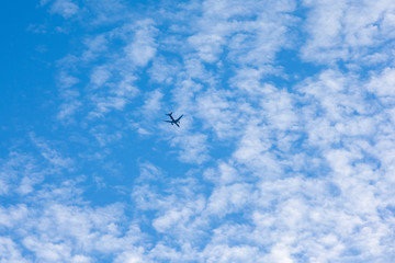 blue sky with clouds