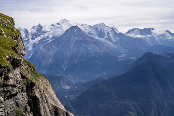 Mont-Blanc depuis la montagne de passy