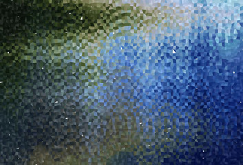 Dark Blue, Green vector backdrop with rhombus.