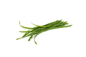 Fototapeta premium Green grass isolated on white background.