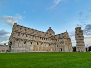 Cathedral of Pisa at sunset, Field of Miracles, Tuscany, Italy