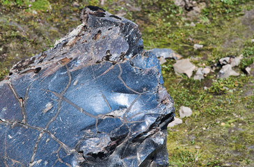 Mountains and rocks of Landmannalaugar, Iceland on a sunny day