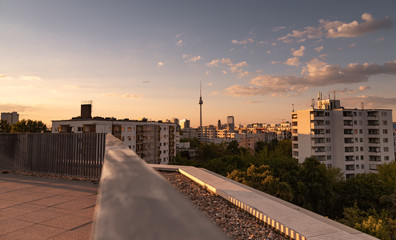 Fototapeta na wymiar Über den Dächern Berlins