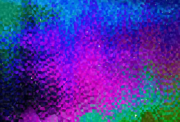 Dark Multicolor vector background in polygonal style.