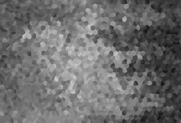 Light Gray vector pattern with colorful hexagons.