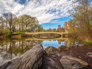 Obraz premium Central Park in spring