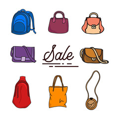 flat style bag collection
