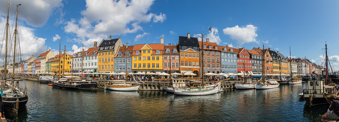 Kopenhagen Nyhavn Panorama