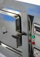 Fototapeta premium Closeup of a muffle furnace in a chemical Industry