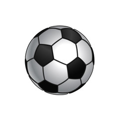Fototapeta premium Football Black and White - Vector Image