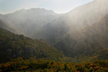 Naklejka premium Autumn in Paklenica National Park, Croatia