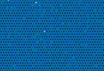 Dark Blue, Green vector backdrop with dots.