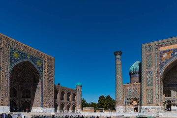 Registan square in Samarkand, Uzbekistan