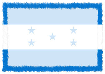 Border made with Honduras national flag.