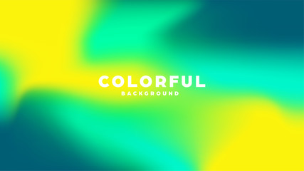 Colorful modern abstract background with neon gradient. Dynamic color flow poster, banner. Vector illustration.