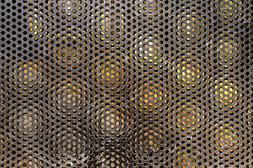 painted metal mesh texture, cell