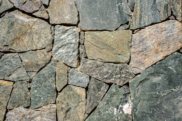 gray texture of an old stone wall