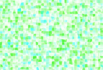 Light Green vector pattern in square style.