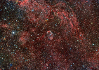 Obraz na płótnie Canvas Crescent Nebula NGC 6888