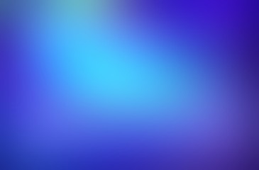 Glow azure blue blur background. Gradient abstract illustration. Secret sky defocus template.