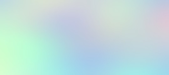 Amazing sky abstract blur background. Holographic azure turquoise lilac pink formless gradient pattern. Impressive banner.