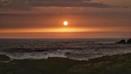 Puesta de Sol en Cabo de Peñas Cantabria