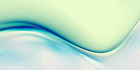 Flowing pearl background. Smooth fluid texture. Underwater colors. 3D abstract organic shape.