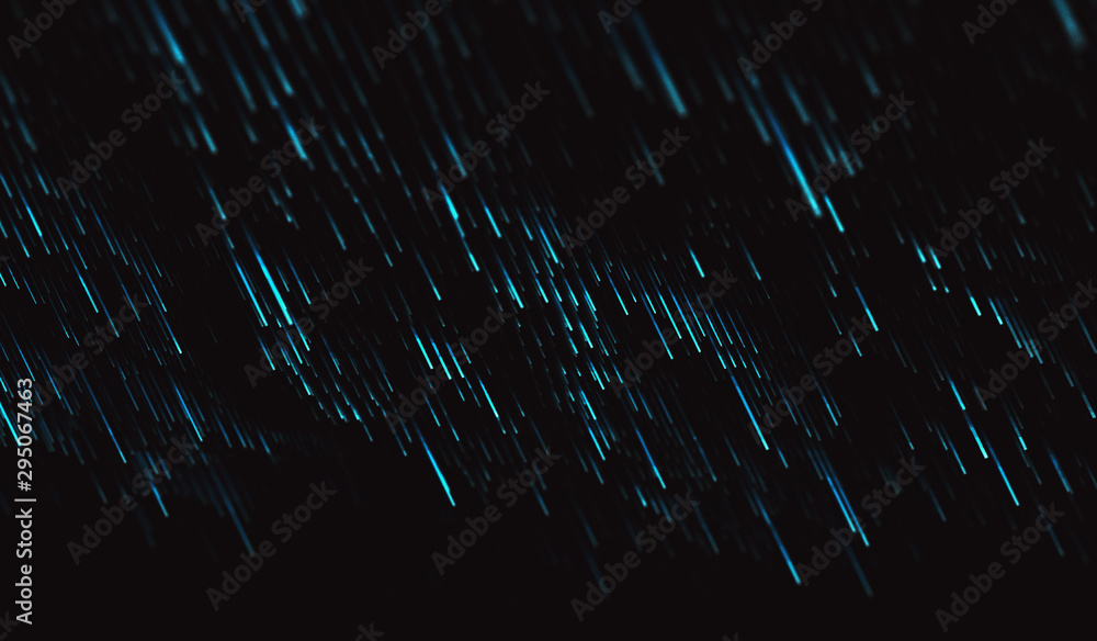 Aufkleber abstract polygonal space low poly dark background with connecting dots and lines. connection structu