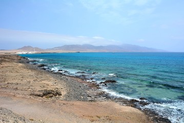 View of Atlantic Ocean from Punta Jandia, Fuerteventura