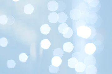 blurred garland lights abstract background