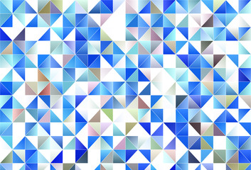 Fototapeta premium Light vector pattern with polygonal style.