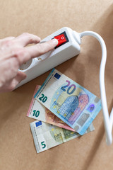 Save Energie Energie sparen Wandel An Aus schalten Verbrauch reduzieren