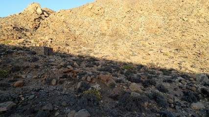 walk through a beautiful landscape with the sunset between the sky and the land