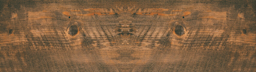 old brown rustic dark wooden texture - wood background panorama long banner