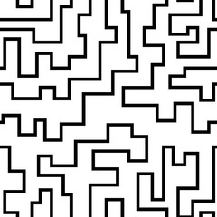 White geometric striped background. Digital design. Seamless